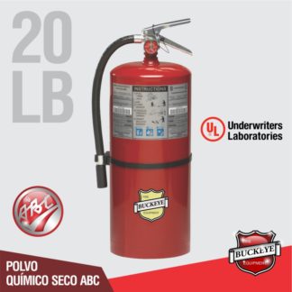 Extintor CO2 20Lbs Marca Buckeye Modelo 20-CD