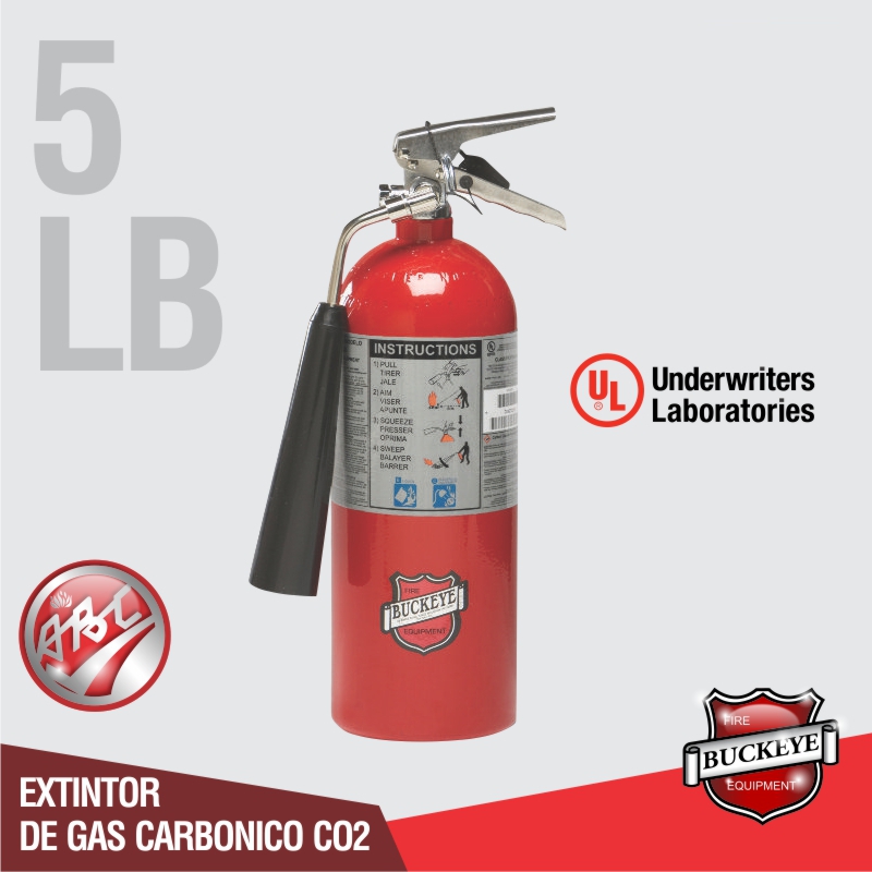 Extintor CO2 – 5LBS - Items Industriales